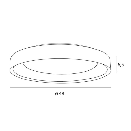 Стельовий світильник Maxlight C0236 Plafon Tornado 48cm