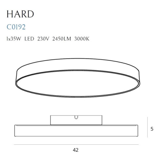 Стельовий світильник Maxlight Hard C0232