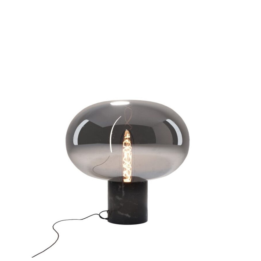 Настільна лампа Maxlight T0057 Moonstone Smoke Glass + Black Marble