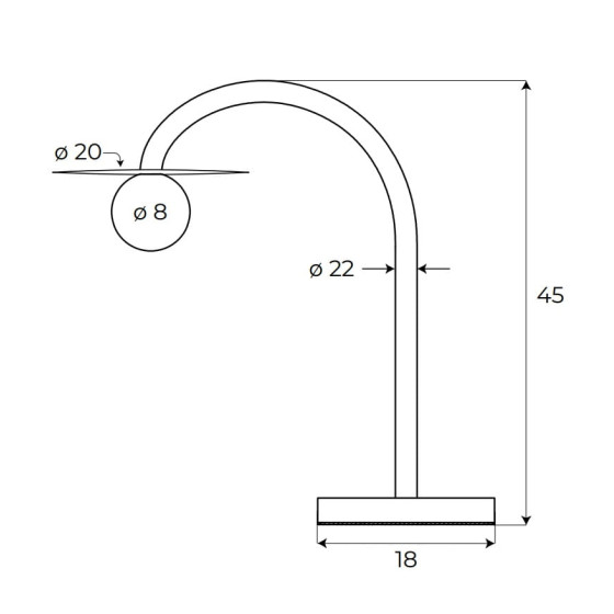 Настільна лампа Maxlight T0053 Enigma Чорна