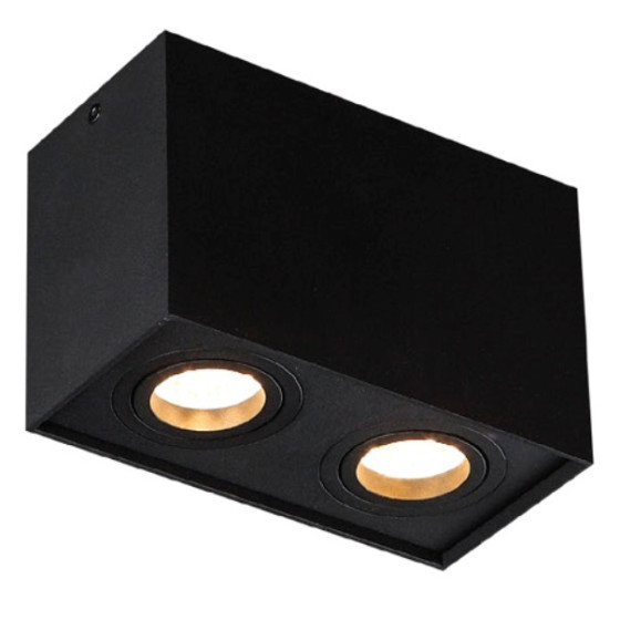 Точковий Світильник Maxlight Basic Square II BK C0089