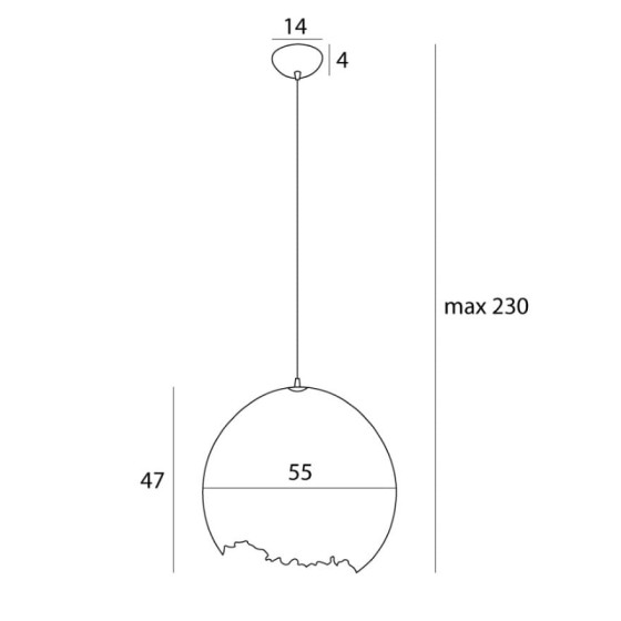 Підвісна Лампа Maxlight P0539 Біла