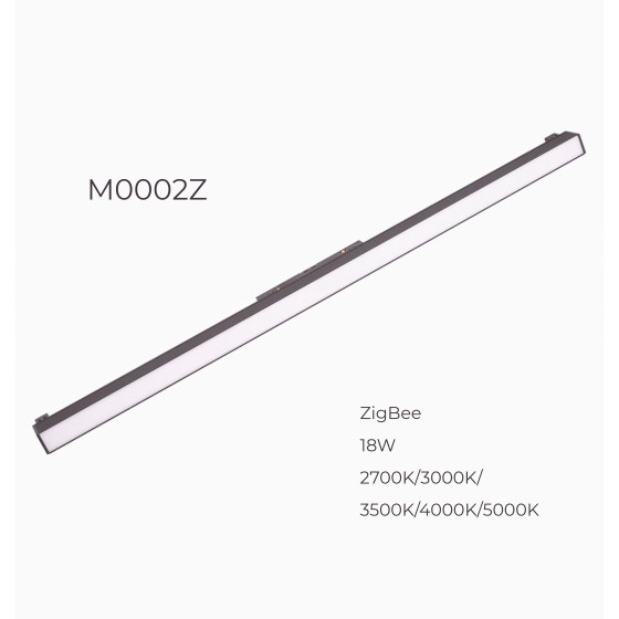 Лінійний світильник Maxlight  для магнітного шинопроводу ZigBee 18W 2700K-5000K M0002Z