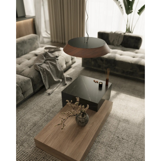 Підвісна лампа Maxlight P0551 Tamago Dark Walnut Wood