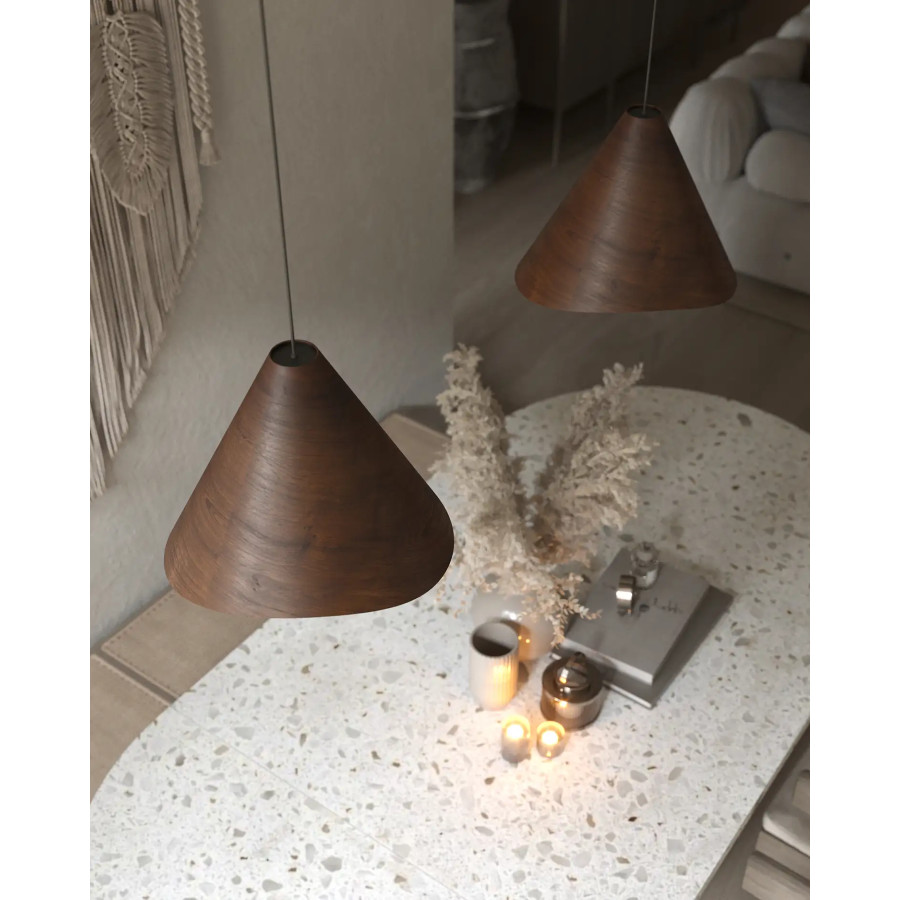 Підвісна лампа Maxlight P0548 Sakura Darkwalnut Wood