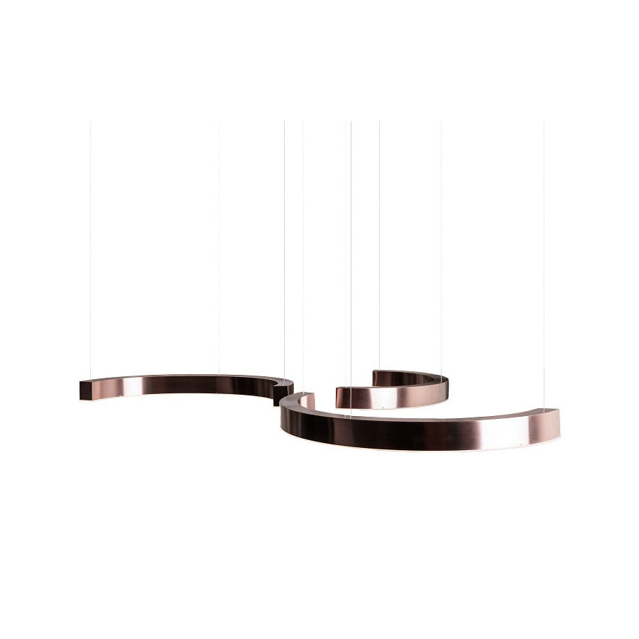 Підвісна лампа Maxlight P0571D Lotus 40W Brushed Bronze
