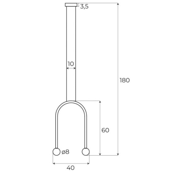Підвісна лампа Maxlight P0523 Enigma Червона