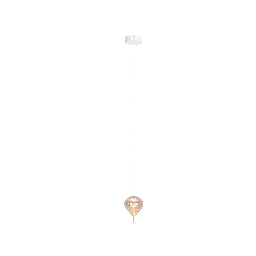 Підвісна лампа Maxlight P0575 Palloncini 1 Amber Glass