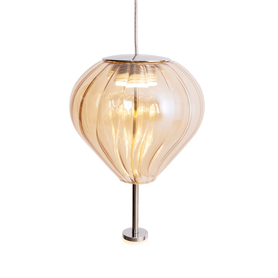 Підвісна лампа Maxlight P0575 Palloncini 1 Amber Glass