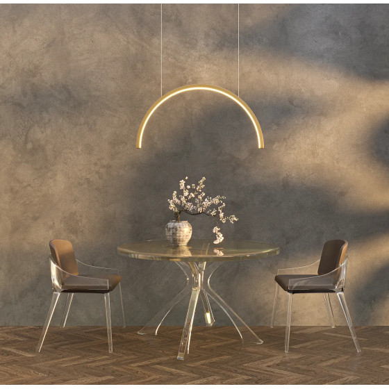 Підвісна лампа Maxlight P0521 Trio Arc I Brushed Gold