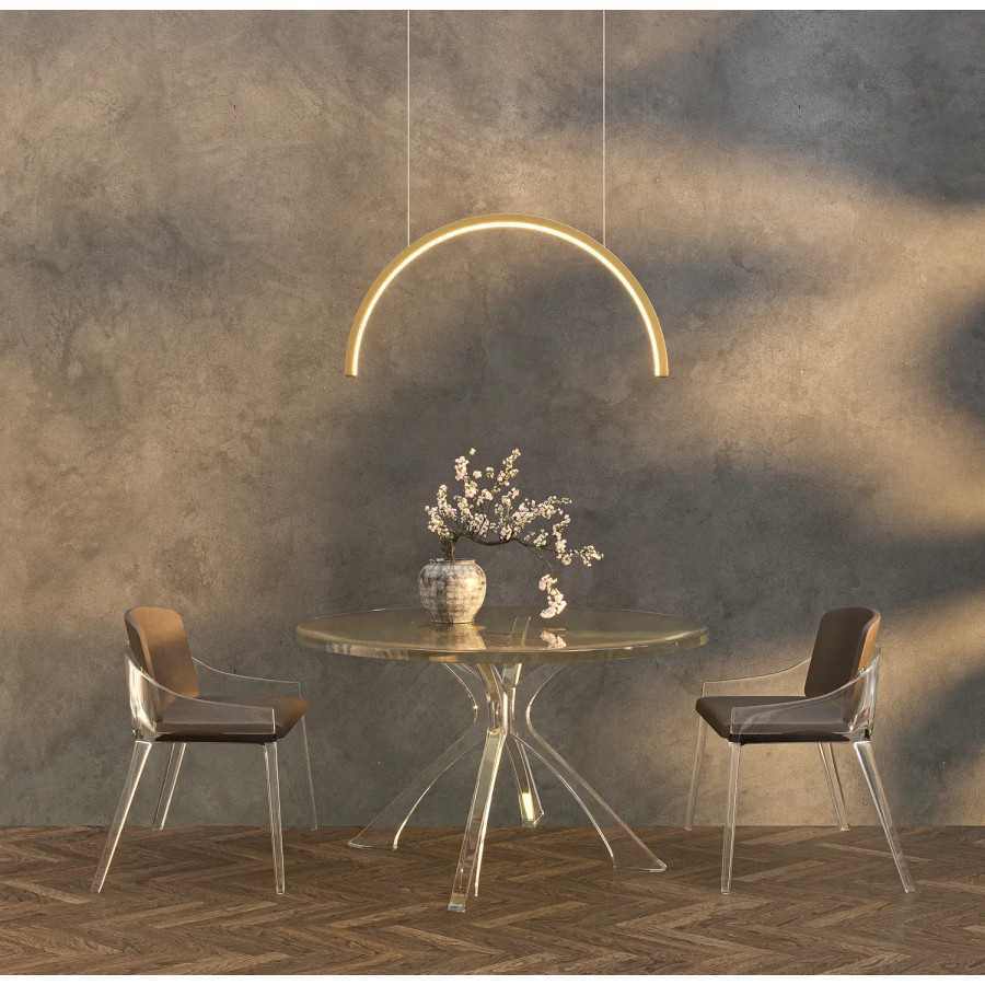 Підвісна лампа Maxlight P0521 Trio Arc I Brushed Gold