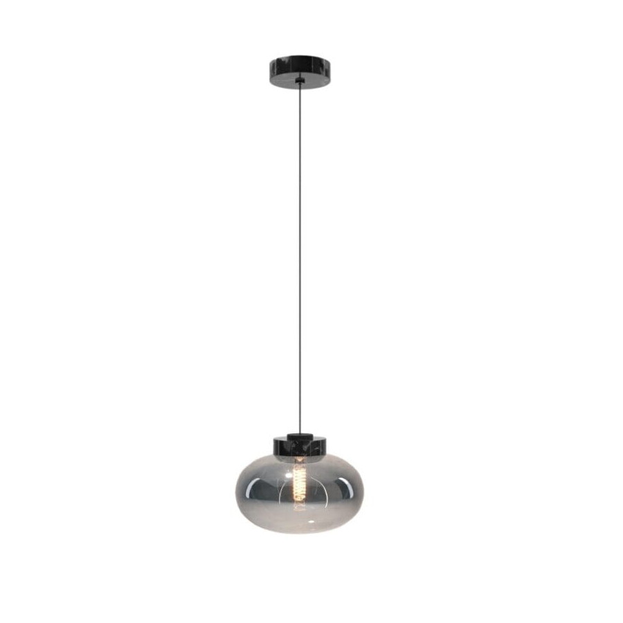 Підвісна лампа Maxlight P0515 Moonstone Smoke Glass + Black Marble