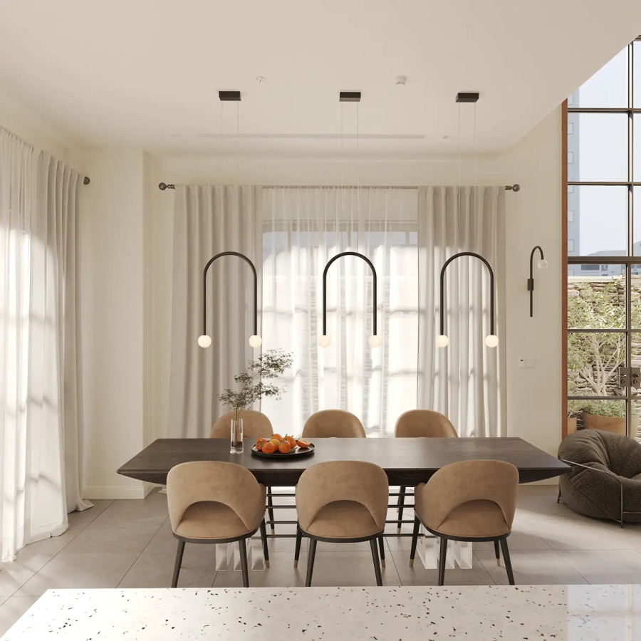 Підвісна лампа Maxlight P0513 Enigma Чорна
