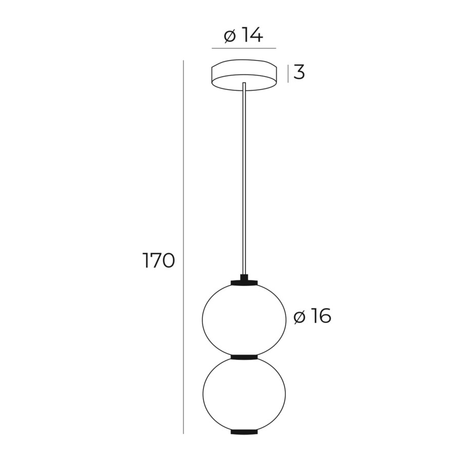 Підвісна лампа Maxlight Tama P0469