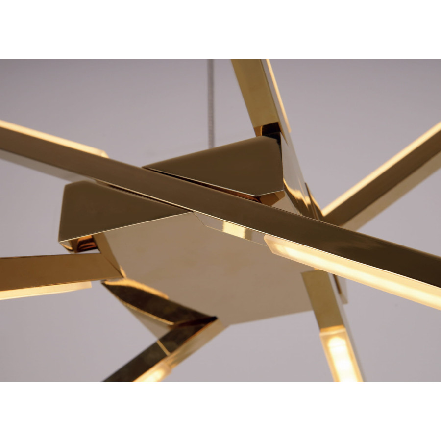 Підвісна лампа Maxlight P0457 Золота 1x33W LED