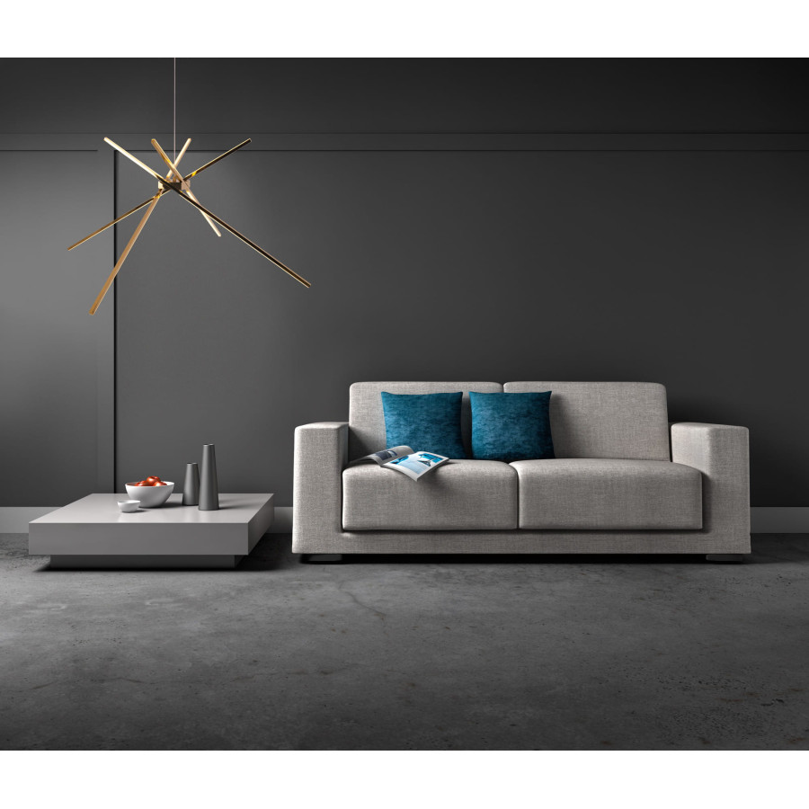 Підвісна лампа Maxlight P0457 Золота 1x33W LED