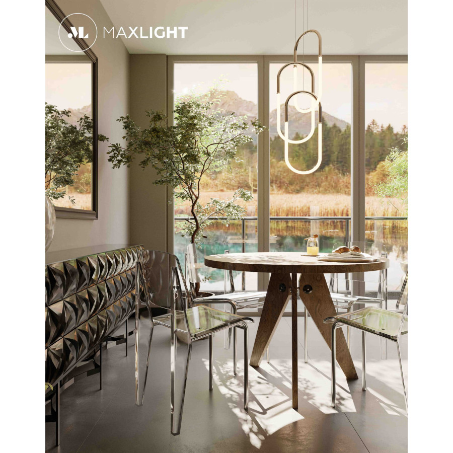 Підвісна лампа Maxlight Olivia P0429D Золота