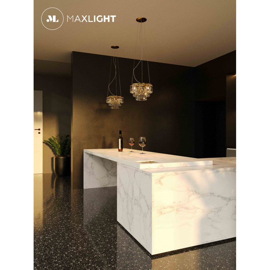 Підвісна Лампа Maxlight Monaco P0423 Золота