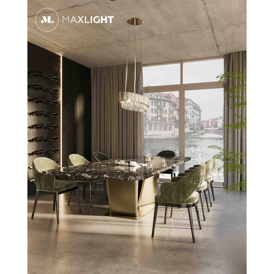 Maxlight Passion P0352 Лампа Wisząca Золота