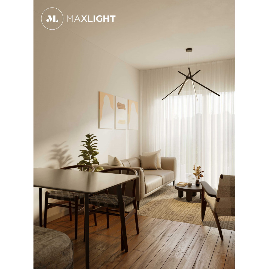 Підвісна лампа Maxlight Spider P0412 Чорна