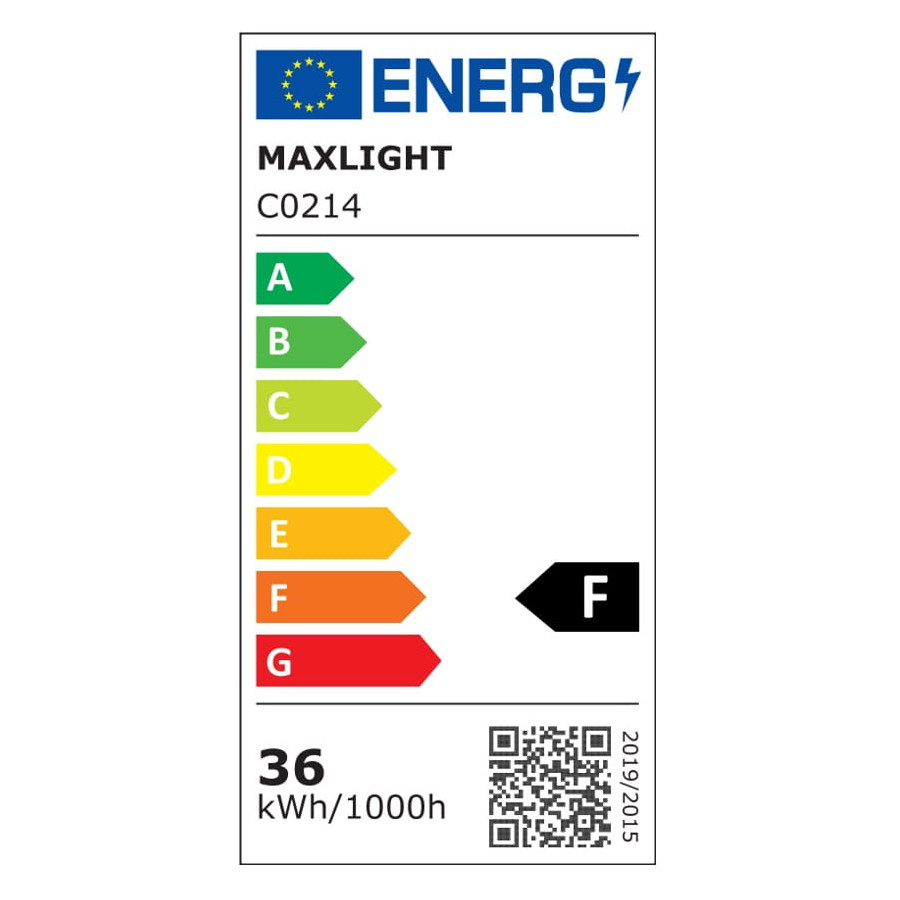Плафон Maxlight Roundy C0214 Чорний IP54