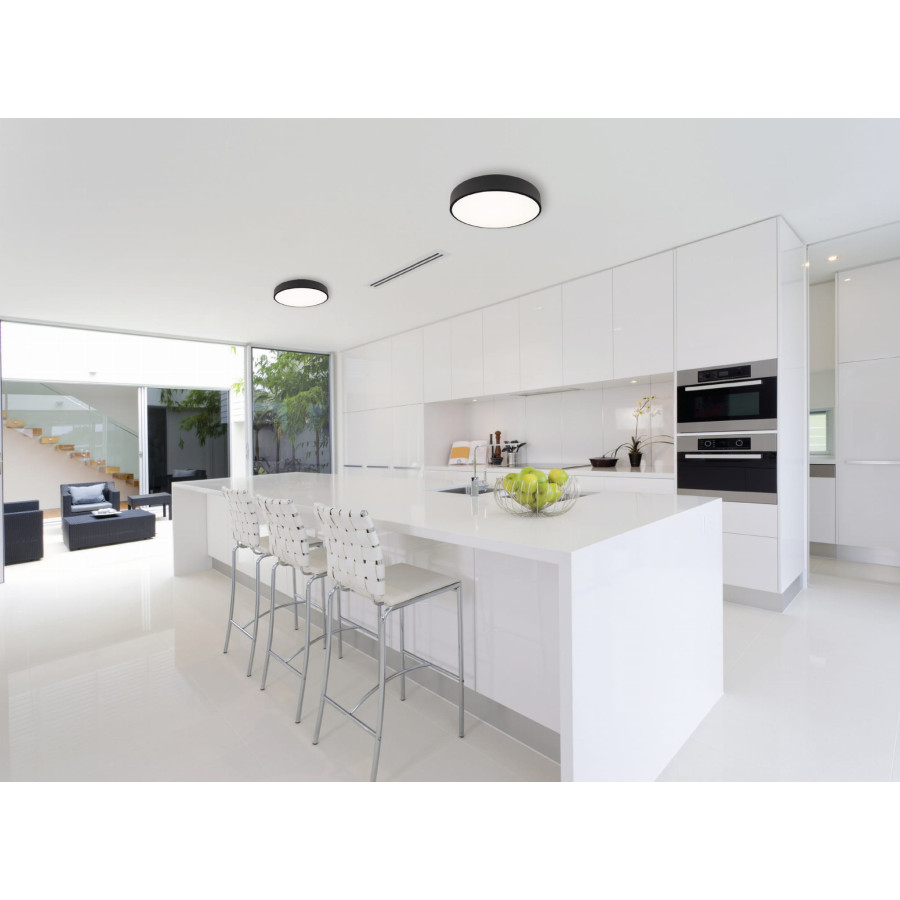 Плафон Maxlight Roundy C0214 Чорний IP54