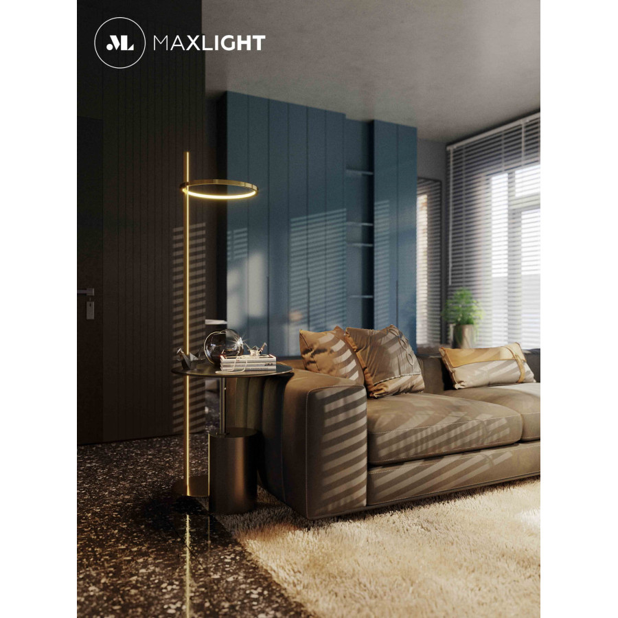 Торшер Maxlight Lozanna F0050 Золотий