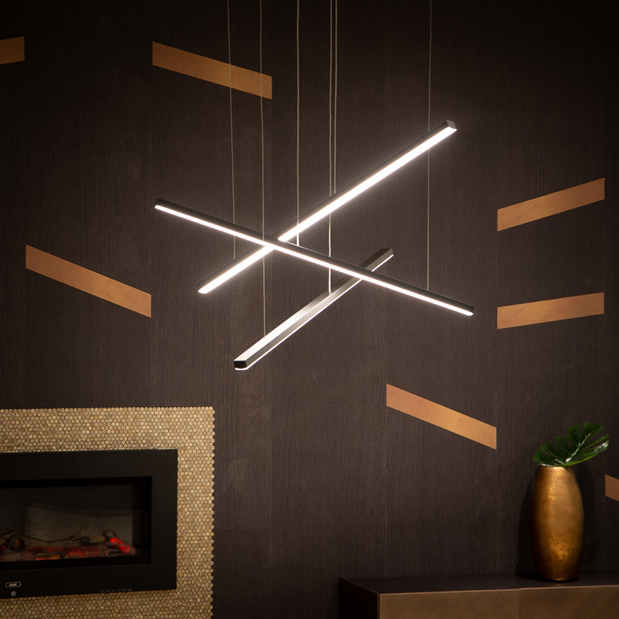 Maxlight Trio P0311 Підвісна Лампа Чорна