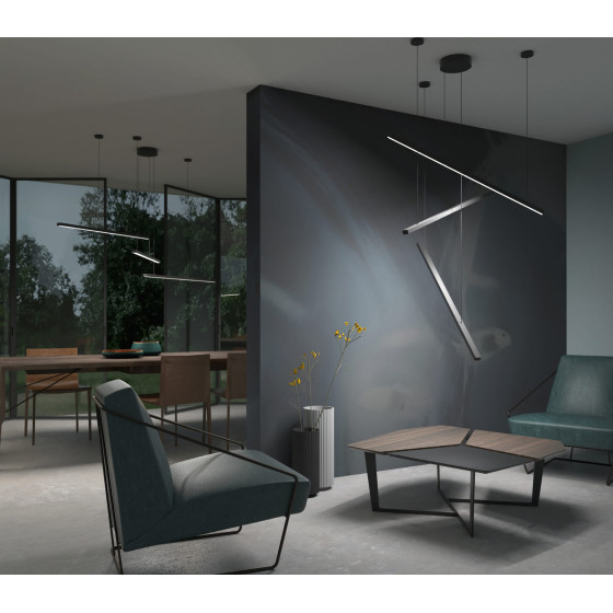 Maxlight Trio P0311 Підвісна Лампа Чорна