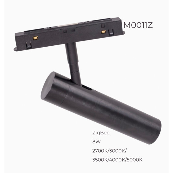 Прожектор поворотний Maxlight для магнітного шинопроводу 8W 24° 2700K-5000K ZigBee M0011Z