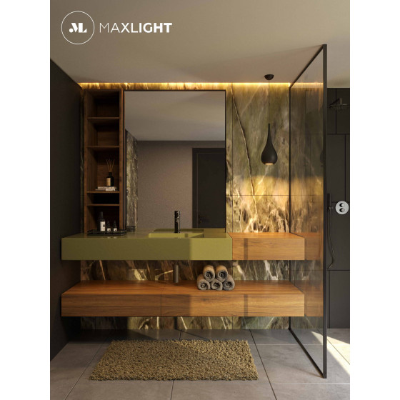 Maxlight Drop P0233 Підвісна Лампа Чорна