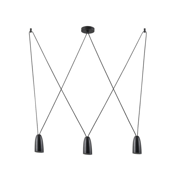 Підвісна Лампа Maxlight Sistema P0399 Чорна