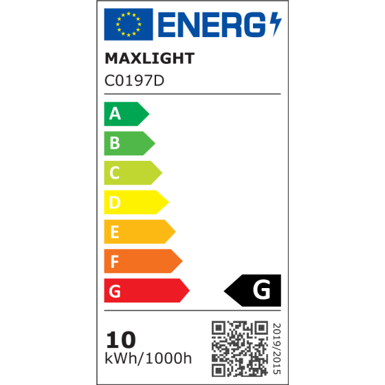Плафон Maxlight Organic C0197D Золотий