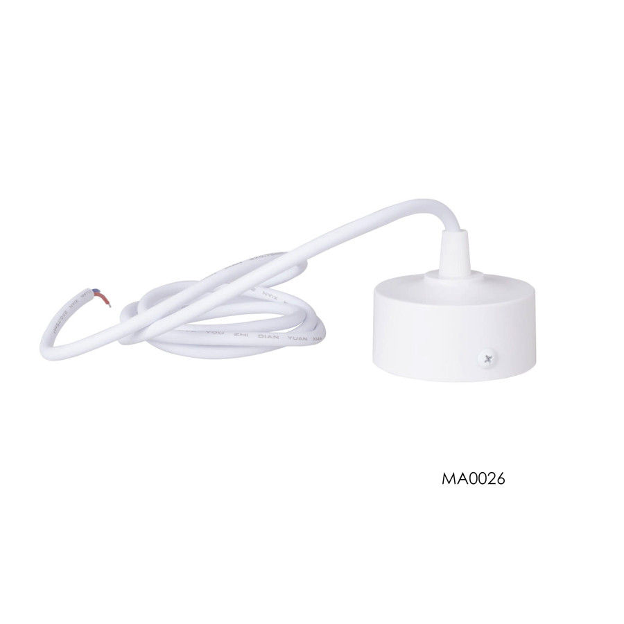 Чаша Maxlight для підводу живлення білого кольору MA0026