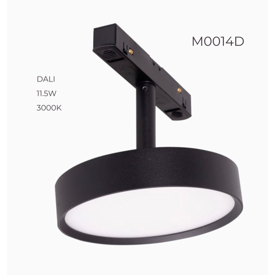 Опаловий прожектор Maxlight  для магнітного шинопроводу 11,5 W 3000K DALI M0014D
