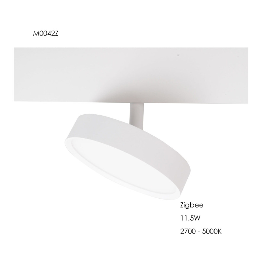 Опаловий прожектор Maxlight  для магнітного шинопроводу 11,5W 2700K-5000K ZigBee M0042Z