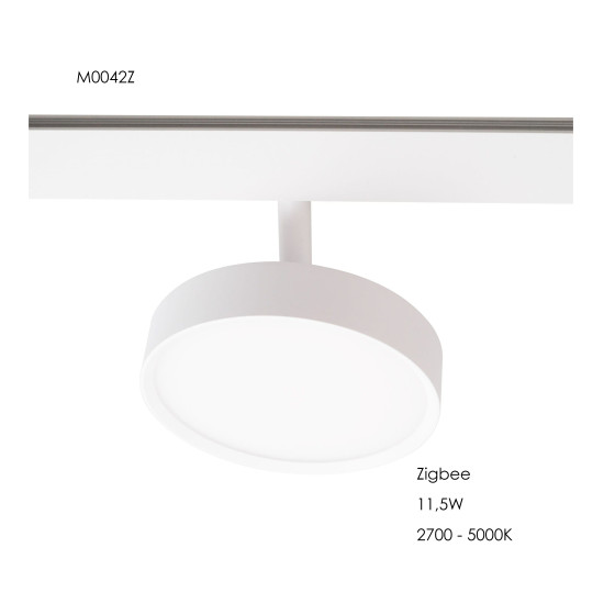 Опаловий прожектор Maxlight  для магнітного шинопроводу 11,5W 2700K-5000K ZigBee M0042Z
