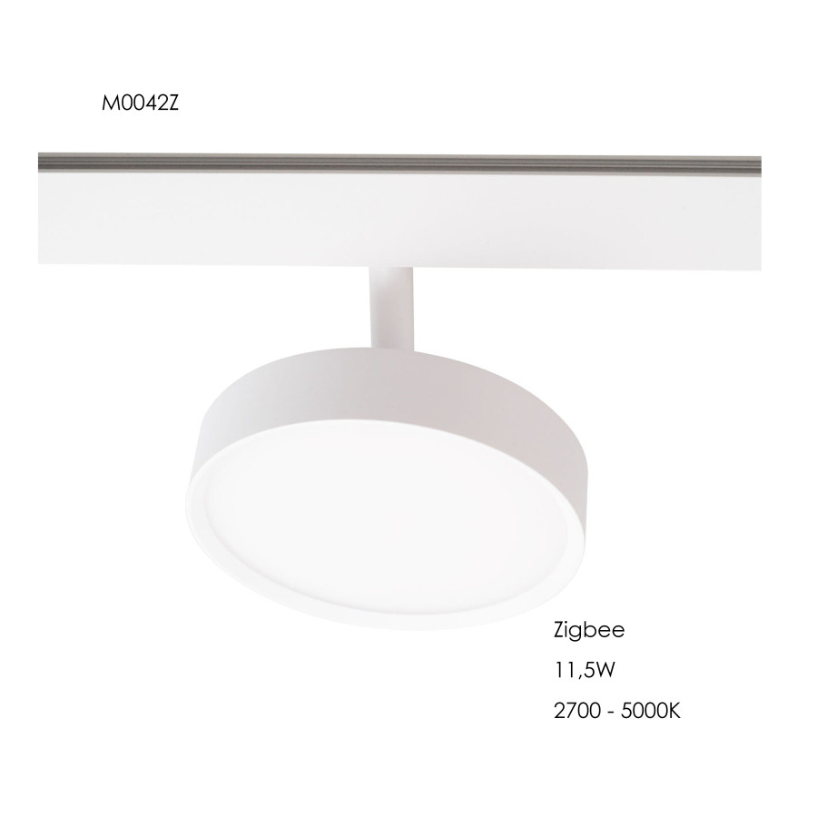 Опаловий прожектор Maxlight  для магнітного шинопроводу 11,5W 2700K-5000K ZigBee M0042Z