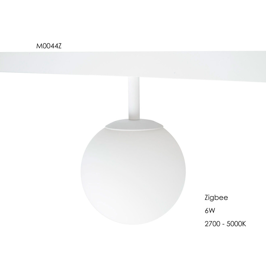 Світильник Maxlight у вигляді шару для магнітного шинопроводу 6W 2700K-5000K ZigBee M0044Z