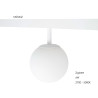 Світильник Maxlight у вигляді шару для магнітного шинопроводу 6W 2700K-5000K ZigBee M0044Z