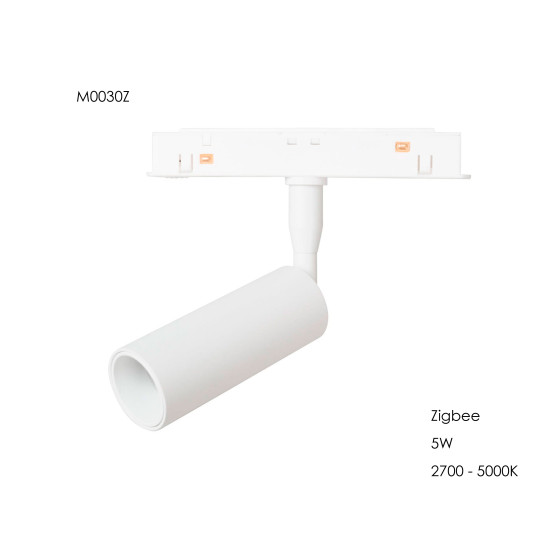 Прожектор поворотний Maxlight для магнітного шинопроводу 5W 24° 3000K ZigBee M0030Z