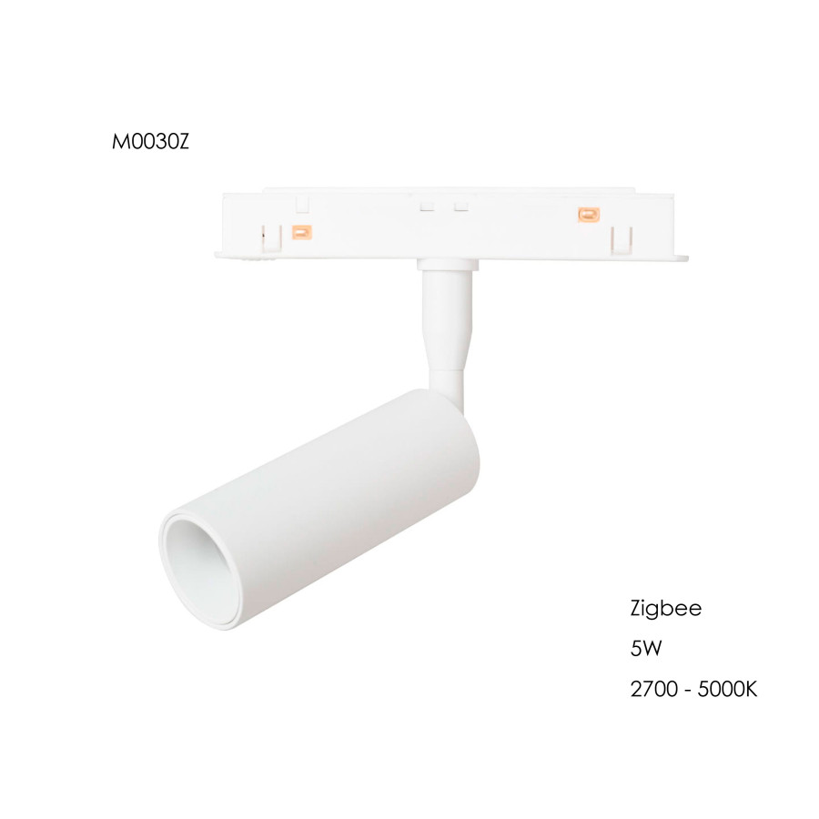 Прожектор поворотний Maxlight для магнітного шинопроводу 5W 24° 3000K ZigBee M0030Z