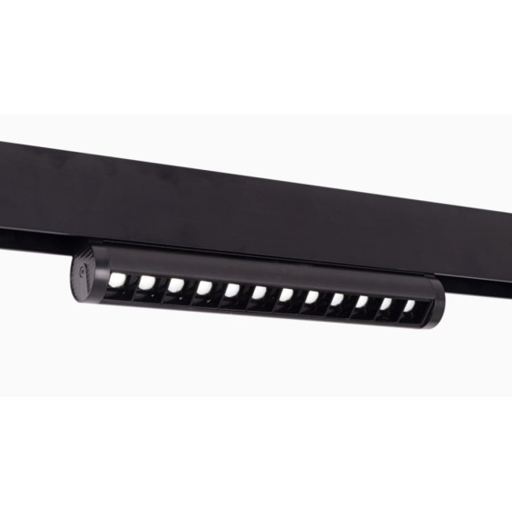 Поворотний лінійний світильник Maxlight             типу "dot" для магнітного шинопроводу 12W 3000К 36°  ON/OFF M0019N