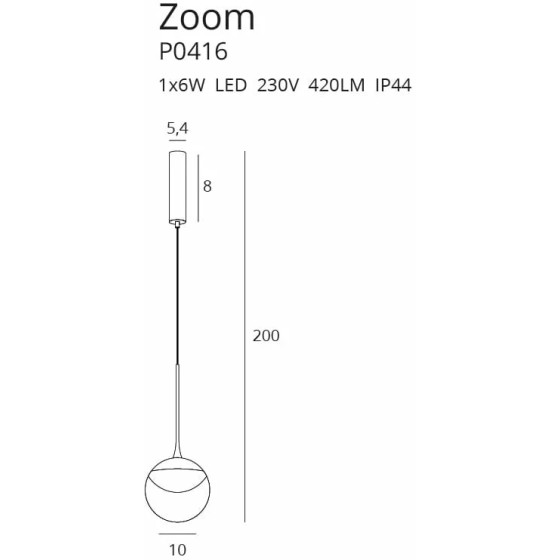 Підвісний світильник  Zoom