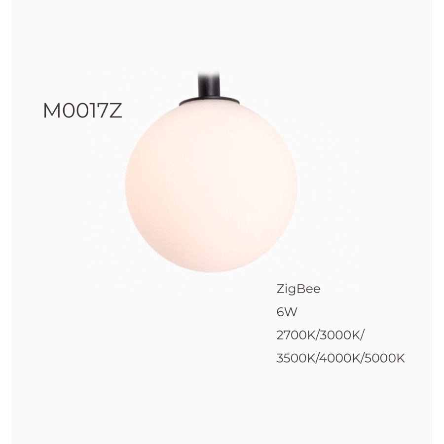 Світильник Maxlight у вигляді шару для магнітного шинопроводу 6W 2700K-5000K ZigBee M0017Z