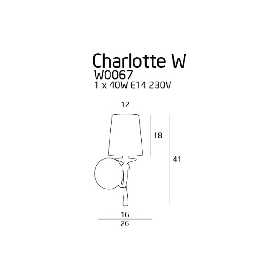 Бра Charlotte