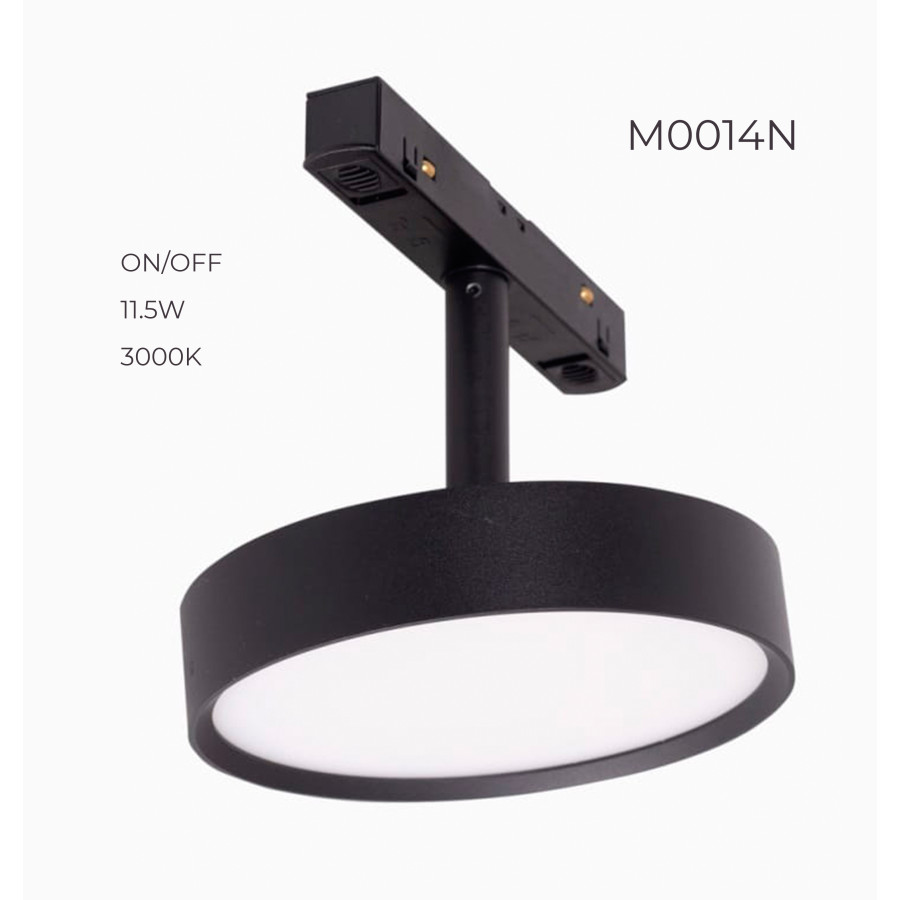 Опаловий прожектор Maxlight для магнітного шинопроводу 11,5W 3000K ON/OFF M0014N