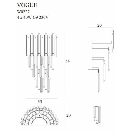 Бра Vogue