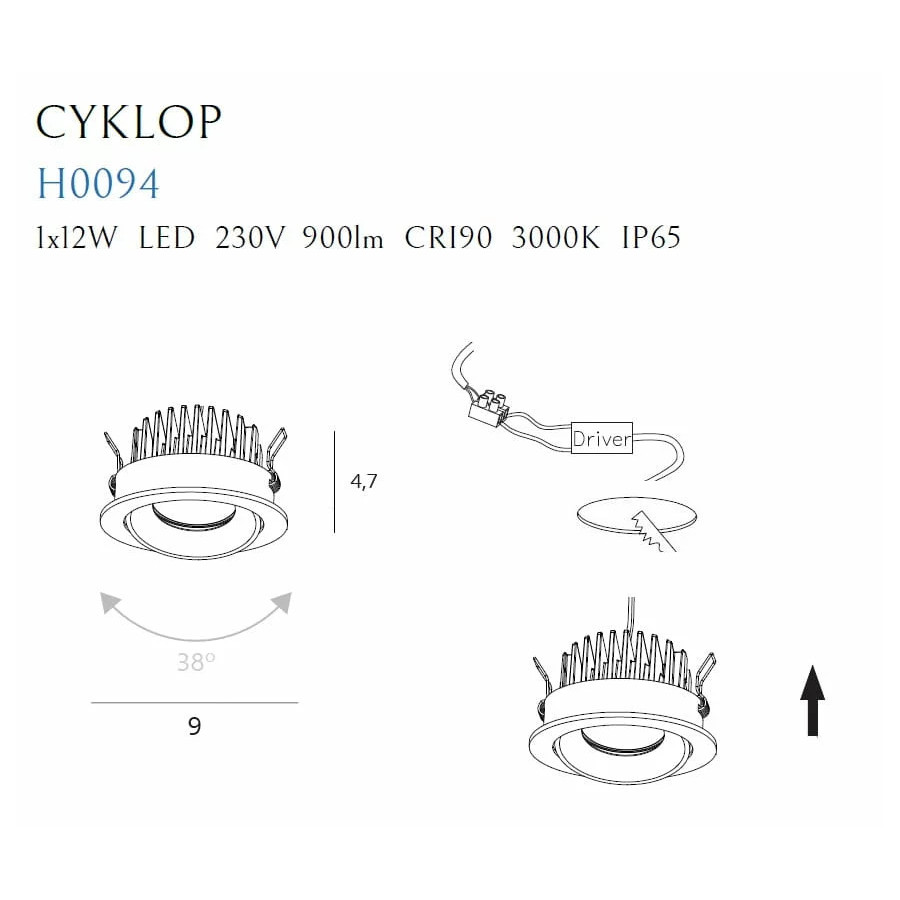 H0095 Cyklop 4000K