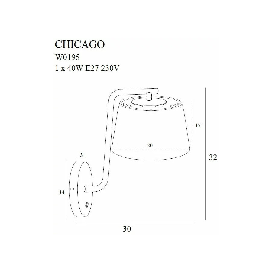 Бра Chicago
